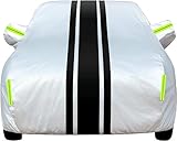 車 カバー 互換性 アウディ Q4 E-トロン Q5 Q7 Q8 Q2 Q3 Q4 ボディカバー 車 防輻射紫外線防塵屋内屋外車全天候型 カーカバー アクセサリ(色:B、サイズ:Q3)
