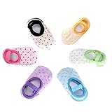 6 Pairs Cute Anti Slip Baby Socks for 6-36 Months Girl ToddlerNo-Show Crew Boat Socks Footsocks Sne