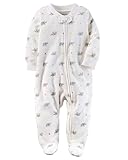 カーターズ Carter's カバーオール ロンパース Terry Zip-Up Sleep & Play 6M (61-67cm) [並行輸入品]