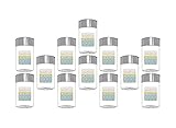 セットの2ウェイガラスフリップSift pour Spice Jars 。Spiceキャビネットを整理する。 Classy魅力的な方法で クリア