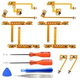 交換用部品 ニンテンドースイッチ NS ジョイコン 修理 と互換性がある ジョイコン 修理キット コントローラー 修理キット （10 in 1+道具5点セット） 交換用部品 左/右 L/ZL/ZR/SL/SR コントローラ修理キット ジョイコン 互換