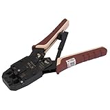 DealMux LJK17002 4P / 6P / 8Pモジュラー圧着工具ネットワークケーブルプライヤーラチェットクリンパー