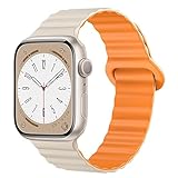 コンパチブル Apple Watch バンド シリコン磁気ループ 49mm 45mm 44mm 42mm 41mm 40mm 38mm アッ