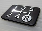 Tuningfan ダイヤカット シフトパターンプレート 5MT車用 SPP-K501