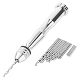 Zhaozheハンドドリル ピンバイス 26セット 穴あけツール 小型 DIY工具 手動ドリル 騒音なし 木工 芸能人