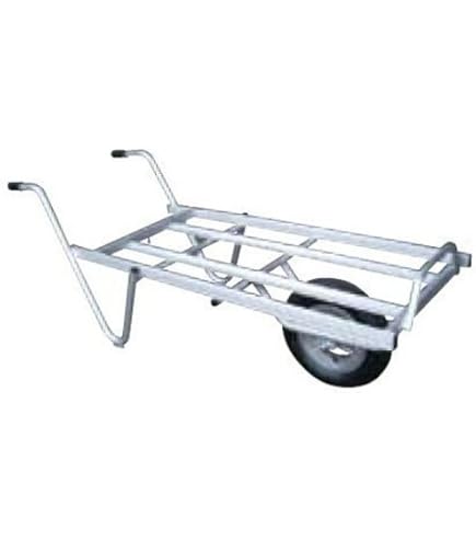 アルミコンテナカー　一輪車　コンテナ1個積み Amazon | アルミコンテナカー1輪 3ケ積 | 一輪車