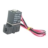 Dovewill プラスチック製　ナイロン　ソレノイドバルブ　　DC 12V　2p　シリーズ 　直接駆動　全2種類 - 1-8スレッド