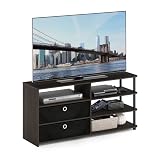 フリノ(Furinno) テレビ台 JAYA ウォールナット シンプルデザイン 55インチまで対応 【日本正規輸入品】