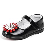 [FERE8890] 児童 子供用 女の子 フォーマル靴 プリンセス風 ストラップ パンプス フラット シューズ カジュアル リゾートスリッポン ボードシューズ 靴 新様式 春秋 ベルクロ フラワー飾
