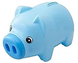taloyer Lovely用キュートなブルーPig形状保存お金コインストレージ貯金箱ギフト