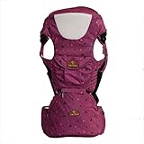 抱っこ紐 キャリア単体でも使える抱っこひも 赤ちゃんを寝かしつけやすい抱っこひも lanova ベビーキャリア 新生児 おんぶもできる (幅広腰ベルト 通気性よい) ローズ