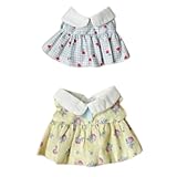 10-15cm通用 ワンピース ぬいぐるみ ぬいぐるみ 服 人形 着せ替え ぬいぐるみ用服 ぬいぐるみ専用 10cm 15cm ミニ洋服 衣替え ぬいぐるみ 洋服 祝い かわいい プレゼント 花柄 チェック柄