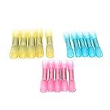 180PCS Suyep絶縁された熱収縮バットコネクタ電線10-22 AWGキット