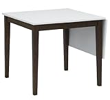 伸長式ダイニングテーブル　Lavie ラビー 80BT (DBR ダークブラウン)