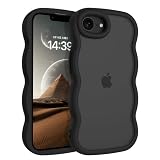 DOMAVER iPhone 12 ケース iPhone 12 Pro ケース Magsafe対応 半透明 おしゃれ 可愛いウェーブ いphone12pro ケース ストラップホール付き 指紋防止 耐衝撃 アイフォン12 スマホケース 6.1インチ ピンク