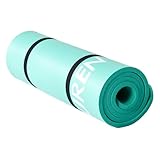 YUREN ヨガマット 厚め 12mm 高密度NBR素材トレーニングマット, ストレッチマット,エクササイズマット, キャリーストラップ付