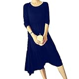 (ティアナ23)Tianna23 マタニティ フェミニン シンプル 長袖 ワンピース ブラック フリーサイズ