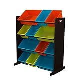KidKraft Sort It & Store It Bin Unit - Bright [並行輸入品]