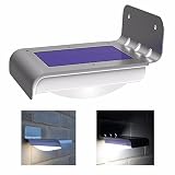 16 LEDソーラー屋外ライトパネルパワードモーションセンサーLedランプ省エネウォールランプ屋外庭用ソーラーセキュリティライト