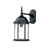 Acclaim 5189BK/SD Craftsman Collection 1-Light Wall Mount Outdoor Light Fixture, Matte Black by Accl