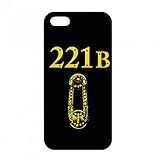 人気の 探偵 ホームズ ケース・カバー,ベイカー街221B 携帯ケース,プラスチック iPhone 5 (S)/iPhone SE TPUバンパーケース