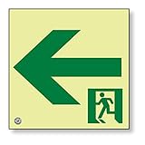 EPW-120-L高輝度蓄光標識←通路誘導Ｓ２００級１２０