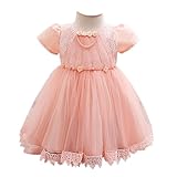（シーエチディー）ベビードレス　半袖　お花飾り ベビーデイジー 結婚式 セレモニードレス フォーマルドレス 子供服 女の子 赤ちゃん お宮参り ティアードスカート フォーマルドレス 出産祝い　百日記念