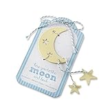 Kate Aspen To The Moon and Back Bookmark, White/Blue by Kateaspen [並行輸入品]