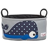 スリースプラウツ 3sprouts ベビーカー用ミニバッグ Stroller Organizer　ホエール
