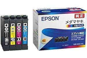 エプソン製 純正 インクカートリッジ メダマヤキ 4色パック MED-4CL