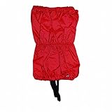 足カバー ベビー 子供 日本製 長さ19cm 防風 防水 裏アルミ フットカバー レッド フリー