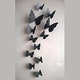 12 Pieces 3D Butterfly Stickrs Fashion Design DIY Wall Decoration House Decoration Babyroom Decorati