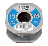ホーザン(HOZAN) ハンダ スズ60% 鉛40% 重量200ｇ 長さ34ｍ 線径1.0ｍｍΦ H-716