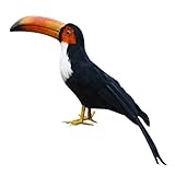 Fenteer 小さいサイズ　人工鳥　　庭　家　装飾　人工羽根　小道具　全11種類 - ＃9