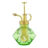Purism Style-ガラス＆真鍮の噴霧器緑色のガラスのボトル＆真ちゅうスプレー