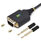 StarTech USB-A RS232C 変換ケーブル 1m FTDI搭載 COMポート保持 DB9 シリアル変換 LED 交換用ねじ付 1P3FFCB-USB-SERIAL