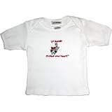 Lil Cubハブベビー女の子半袖Tシャツアライグマ カラー: ホワイト