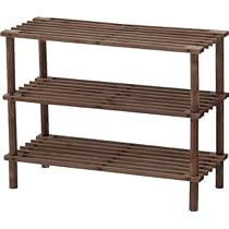 新品 マルチフリー＆シューズラック 4段 ブラウン Amazon｜マルチフリー＆シューズラック 3段 ブラウン ZSJ05064-B