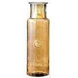 カラーグラスフラワーベース　5500ml H46cm ライトクリア