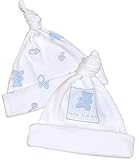 BabyPrem Preemieベビーパックof 2縄目Hats男の子ブルー1.5 – 7.5lb カラー: ブルー