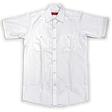 [レッドキャップ] SHORT SLEEVE SOLID WORK SHIRTS(半袖ソリッドワークシャツ) L WH：ホワイト(White)