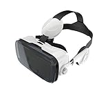 KAWOE VRゴーグル　スマホ VRヘッドセッ VRメガネ 3D映像効果 バーチャルリアリティ ヘッドフォン機能搭載