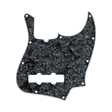 Fender ピックガード10-HOLE CONTEMPORARY JAZZ BASS® PICKGUARD,BLACK MOTO