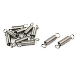 uxcell 10個 引きバネ 1.5cm テンションスプリング 引っ張りばね 線径0.3 mm 外径3 mm 304ステンレス おもちゃ プラモデル diy