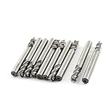 uxcell エンドミルカッター　HSS製　ストレートシャンク　6mm x 6mm x 20mm x 57mm