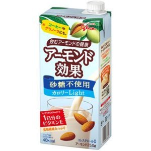 グリコ　アーモンド効果　カロリーlight　1000ml　6本