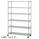 スチールラック ローコスト W90.7×D35×H186cm 棚 6段 什器 オリジナル