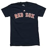 ボストンレッドソックスPedro Martinez Navyブルー名前と番号Tシャツ S ブルー