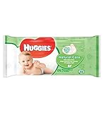 ハギーズの赤ちゃんは自然なケアシングルス56を払拭します (Huggies) (x2) - Huggies Baby Wipes Natural Care Singles 56 (Pack of 2)