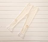 Candykids キッズレギンス　子供　服 レギンス　女の子 キュート 韓国服 キッズ ガールズ　タイツ スパッツ タイツ キッズ 女児 女の子 用 (100CM, クリーム色)